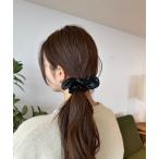 シュシュ フェイクレザーリボンシュシュ