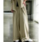 パンツ ロールアップワイドパンツ レディース