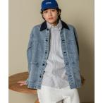 ショッピングカバーオール デニムジャケット gジャン 「セットアップ対応」ヴィンテージライク/デニムショートカバーオール メンズ