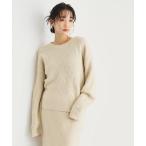 ショッピングスパンコール ニット セーター リンクススパンコールニット/洗える レディース