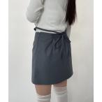 スカート LOW RISE RIBBON MINI SKIRT/ローライズリボンミニスカート