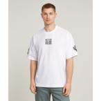 tシャツ BARCODE BOXY T-SHIRT/バーコードグラフィックオーバーサイズTシャツ メンズ レディース