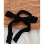 ヘアゴム pur chouchou/ベロア リボンヘアゴム P4416