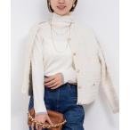 ニット セーター 「手洗い可能」ソフトワイドリブラメ配色タートルネックプルオーバーニット レディース