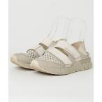 「Onitsuka Tiger」 フラットサンダル 24.5 クリーム レディース