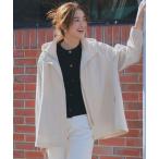 コート アウター 「VERY3月号掲載/撥水加工」ライトツイル フーディーアウター レディース