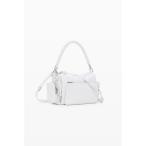 ショッピングハンドバッグ ハンドバッグ マルチポケットロゴハンドバッグ 白