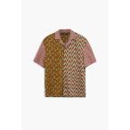 ショッピングモロッコ シャツ JOSE マルチジグザグパターンシャツ メンズ