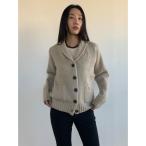 ショッピングショール ニット セーター 「DIDOT.」ショールカラーポケットカーディガン レディース