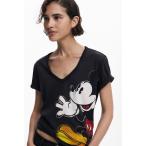 tシャツ ミッキーマウスのTシャツ レディース