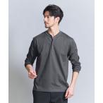 tシャツ 「WEB限定 WARDROBE SMART」クリア ガスコットン ヘンリーネック カットソー「抗菌・防臭」 メンズ