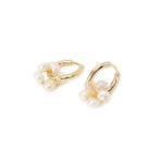 ピアス パール&フープ2WAYピアス レディース