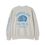 トレーナー スウェット FOAMING CREW NECK SWEAT ”AVIREX USA” / フォーミング クルーネックスウェット / AVI