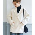 [coca(coca)] Пальто Честерфилд M слоновая кость женский 
