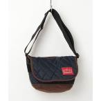 「Manhattan Portage」 ワンポイントメッセンジャーバッグ - ネイビー レディース