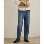 ジーンズ デニム デニムパンツ ストレッチデニムストレートパンツ レディース