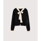 ショッピングリボン カーディガン リボンレースパイピングカーディガン Ribbon Lace Piping Cardigan レディース