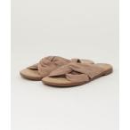 「Minnetonka」 フラットサンダル 23cm ベージュ レディース