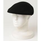 「KANGOL」 刺繍ハンチング L ブラック メンズ