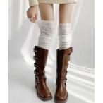 ショッピングニーハイ 靴下 「 ammy. / エイミードット 」  レース 切替 ニーハイ ソックス レディース