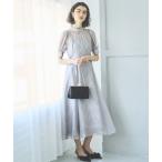 ショッピングドレス ドレス オーガンジー×レースドレス