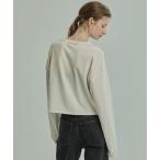 tシャツ コットンクロップドロンTEE レディース