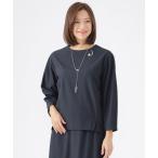 ブラウス シャツ 「ウォッシャブル」「セットアップ対応」ジョーゼットピーチプルオーバーブラウス レディース