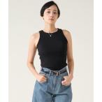 タンクトップ ノースリーブ 「別注」「Oscalito/オスカリート」パッド付アメリカンスリーブタンクトップ レディース