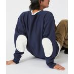 トレーナー スウェット CHAMPION / チャンピオン 別注 R/W エルボーパッチ クルーネックスウェット メンズ