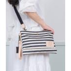 ショルダーバッグ バッグ 「GUAPA」サコッシュ ショルダーバッグ クラッチバッグ ストライプ 2WAY レディース メンズ