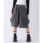 パンツ ルーズカーゴハーフパンツ キッズ 子供服 女の子