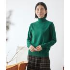 ショッピングタートル ニット セーター サニークラウズ　緑に染まった重宝ニットタートル「レディース」 レディース