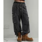 カーゴパンツ ルーズフィット 裾ダメージ ウォッシュ加工 カーゴパンツ XXK4312「MASONPRINCE」 メンズ レディース