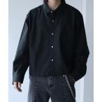 シャツ 「welise/ウェライズ」-Made in Japan-40sシルケットブロード 長袖ショート丈シャツ メンズ レディース