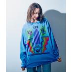 tシャツ M2417 レインボーキャラロンT レディース