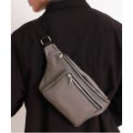 ウエストポーチ 2ポケットシュリンクボディバッグ メンズ