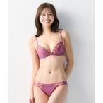 ショッピングトリンプ ブラジャー ショーツセット デイリーAMOSTYLE 寄せブラ ブラ＆ショーツセット(ナイトスカイ ブーケ)「B，C，Dカップ」AMST288 WHU