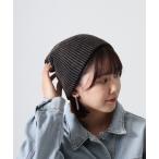ニット帽 ニットキャップ 2wayウォッシュドニットワッチ レディース