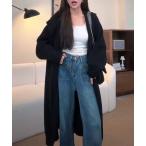 ショッピングロングカーディガン カーディガン blackdia ocean フード付きロングカーディガン レディース