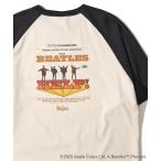 tシャツ 「THE BEATLES/ザ ビートルズ」ラグランスリーブTシャツ / バックプリントTシャツ レディース メンズ
