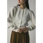 カーディガン ショルダータックニットカーディガン レディース