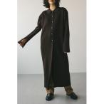 ワンピース ロングカフリブニットワンピース