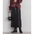 ショッピングスパンコール スカート スパンコールIラインスカート「手洗い可能」