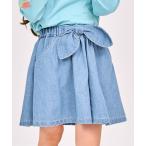 スカート 「ジュニア対応」ウエストリボンスカート キッズ 子供服 女の子