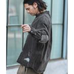シャツ ms5922-Hickory Patchwork Denim Shirts デニムシャツ メンズ