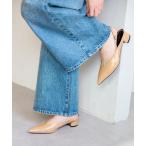 パンプス ポインテッドトゥミュール