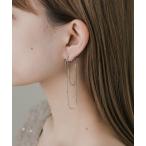 イヤリング チェーンループイヤリング レディース