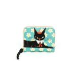 財布 ペルケ perche×黒ねこ意匠 ROBIN / ジャバラカードウォレット レディース