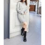  выставить [CISLYS]Shoulder line knit tops & skirt женский 