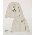 トレーナー  SHIPS any: SNOOPY コラボ カルチャー グラフィック バック プリント スウェット「KIDS」 キッズ 子供服